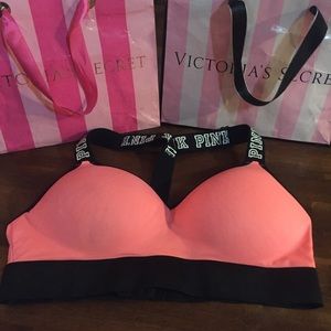 Victoria’s Secret PINK Racerback sports bra.